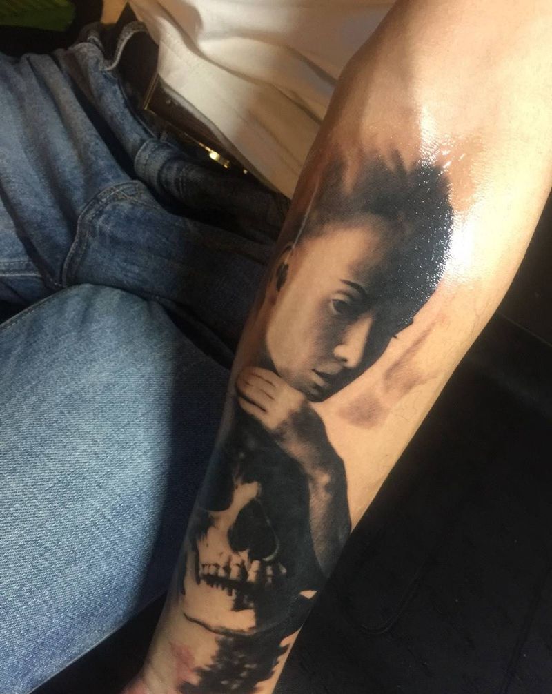 欧美风格走起来纹身图片