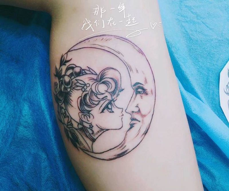 美少女纹身图片