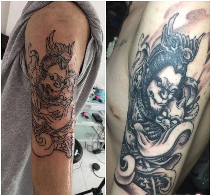 失败作品修改纹身图片