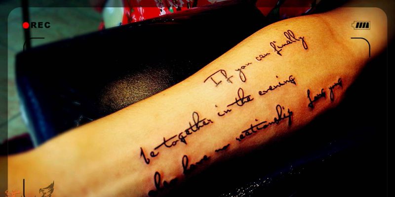 各路字母纹身图片