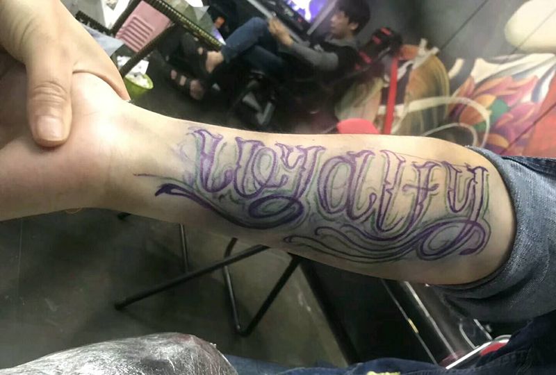 手绘奇卡诺纹身图片