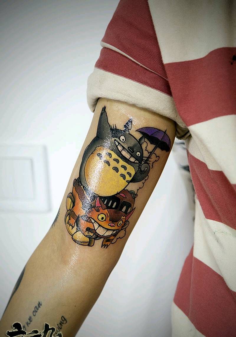 徐师作品……纹身图片_手臂腿部脚部欧美清新动物成品纹身图案