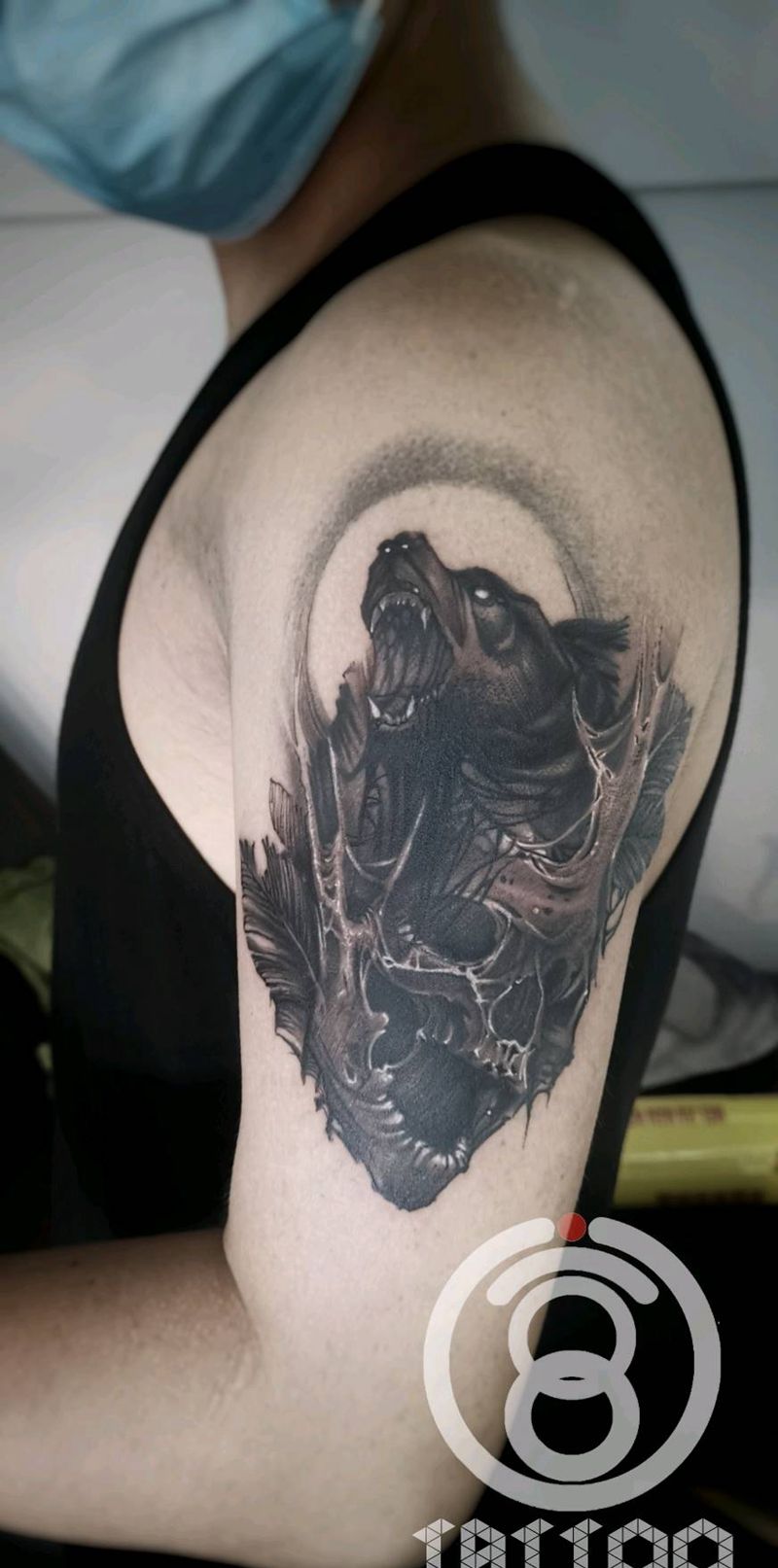 旧纹身遮盖一枚纹身图片_手臂纹身图案