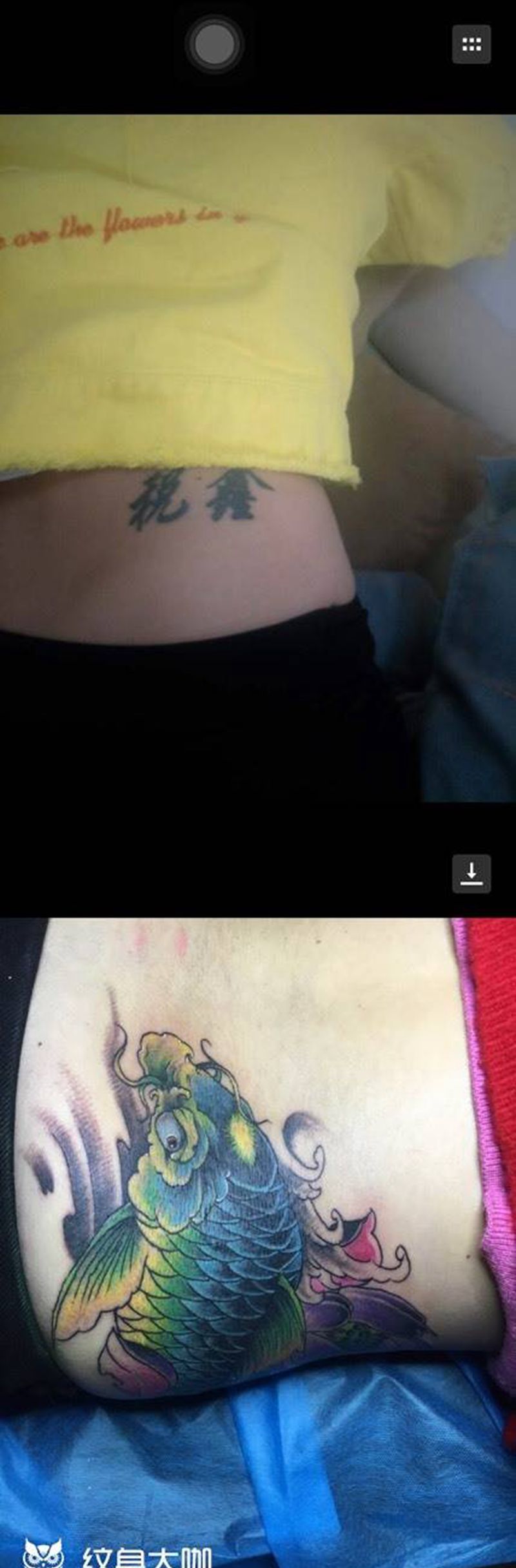 遮盖旧纹身纹身图片