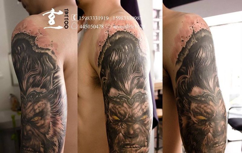 旧纹身遮盖纹身图片