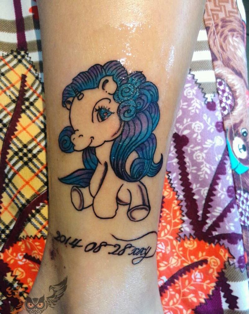 彩色小图纹身图片