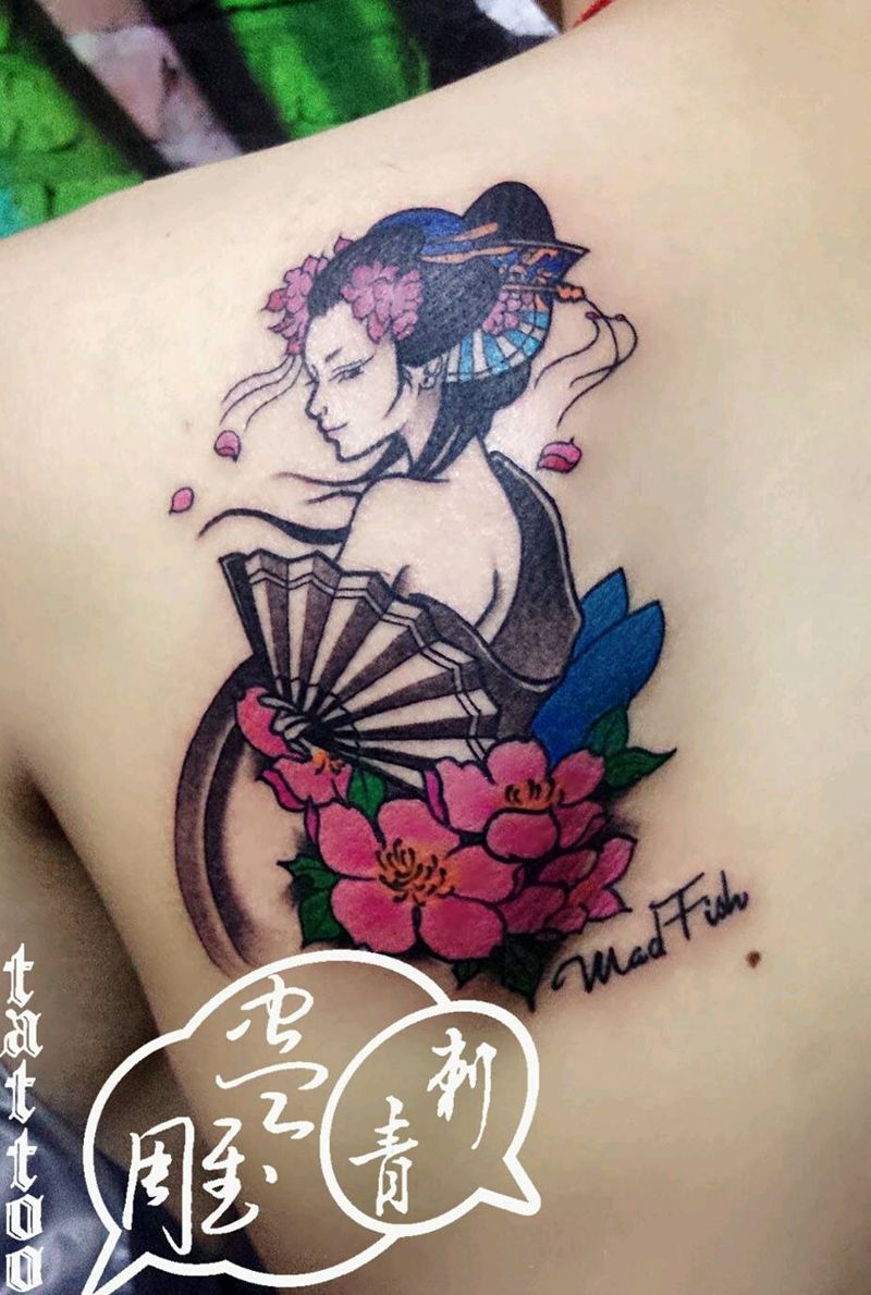 艺姬纹身纹身图片