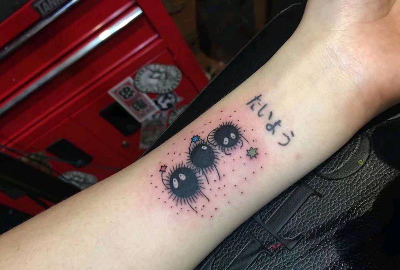 小煤球纹身图片