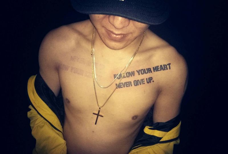 跟随自己的心纹身图片