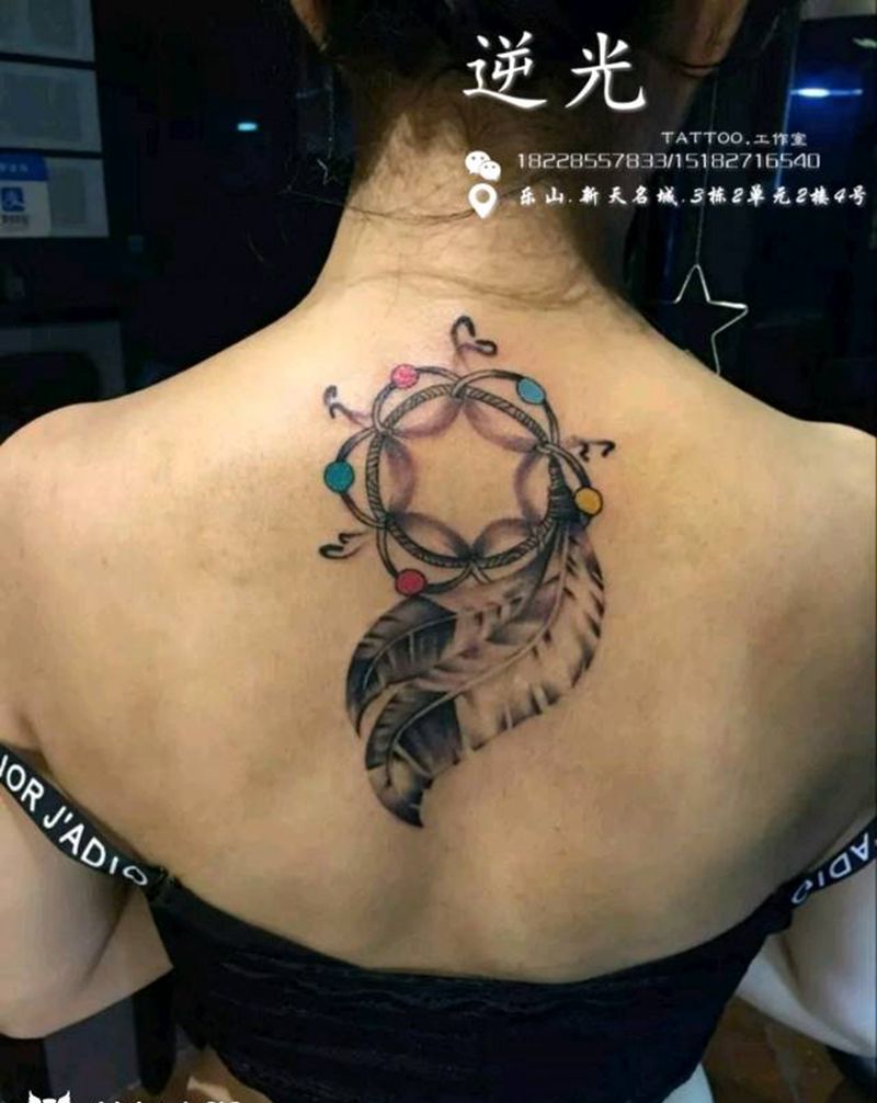 捕梦网纹身图片_成品纹身图案