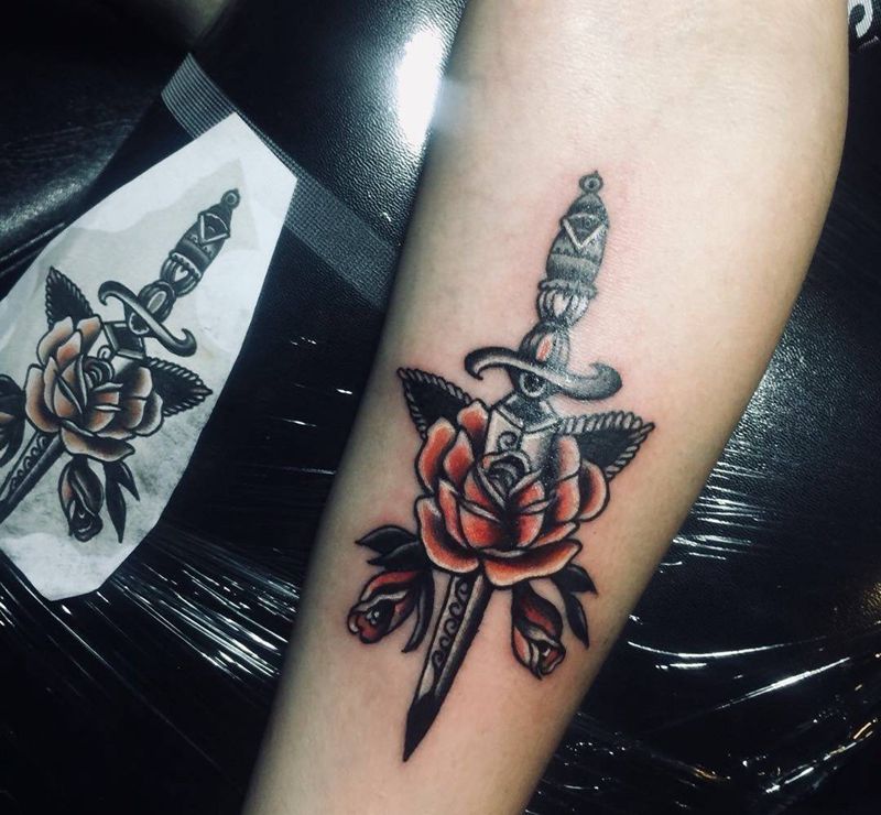 old school纹身图片