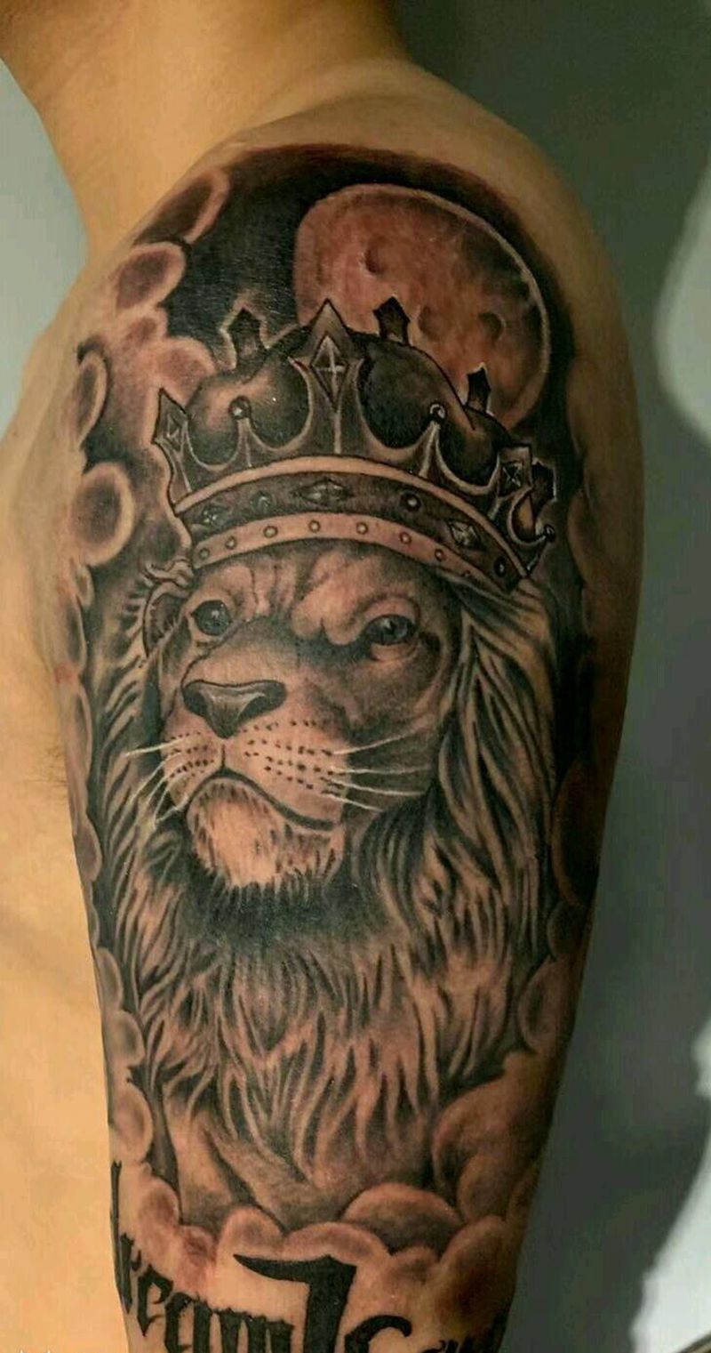 狮子纹身图片