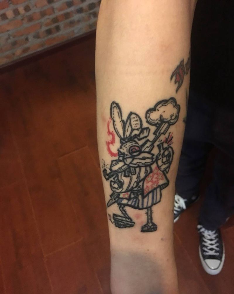 School 拼接纹身图片