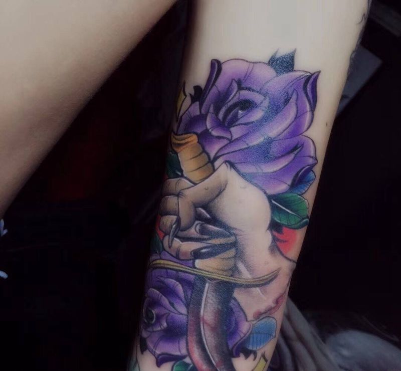 new school纹身图片