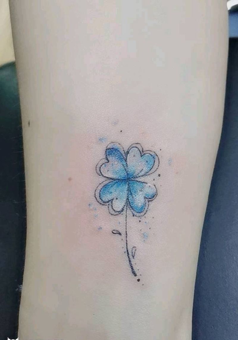 水彩纹身图片_手臂纹身图案