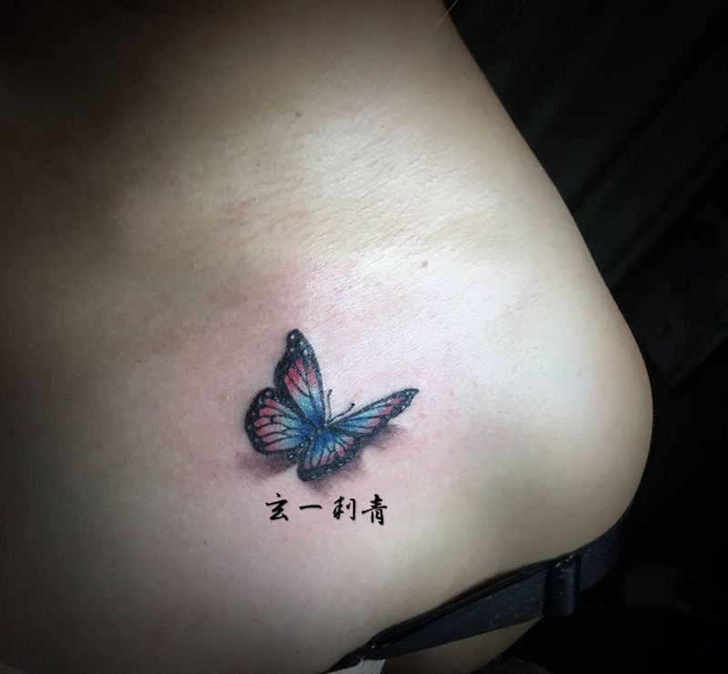 蝶纹身图片