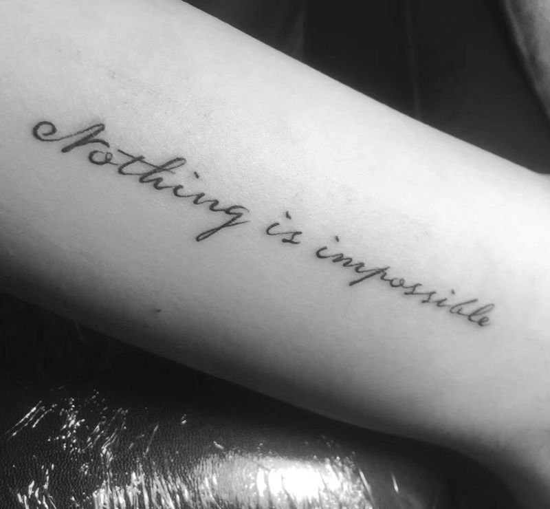 小英文纹身图片