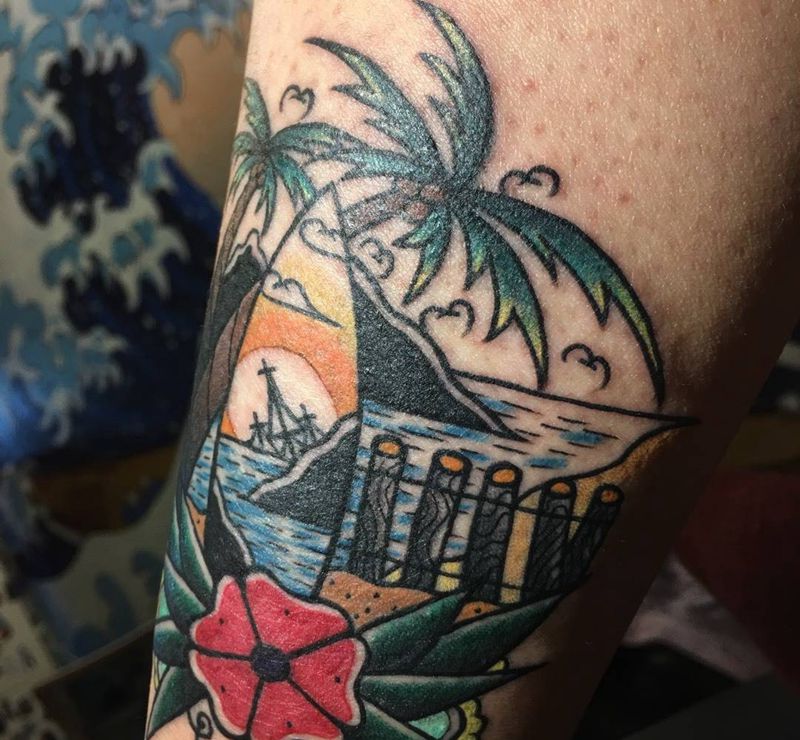 Old school纹身图片