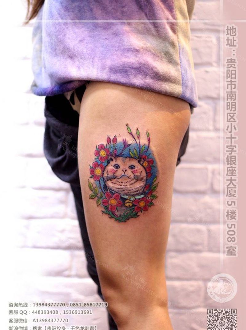 小猫咪纹身图片