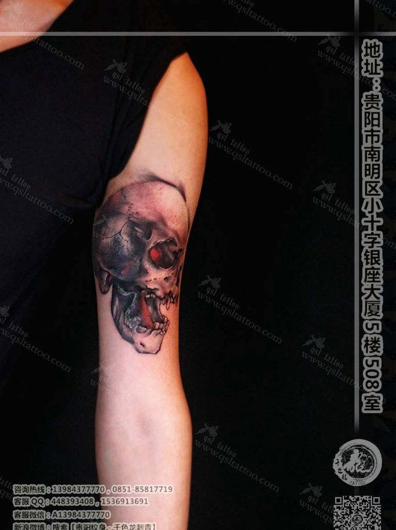 骷髅纹身图片