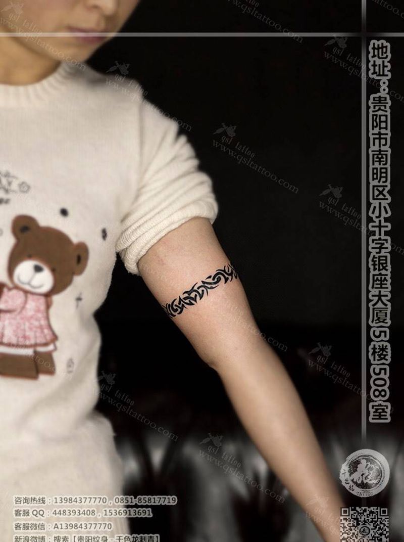 花环图腾纹身图片