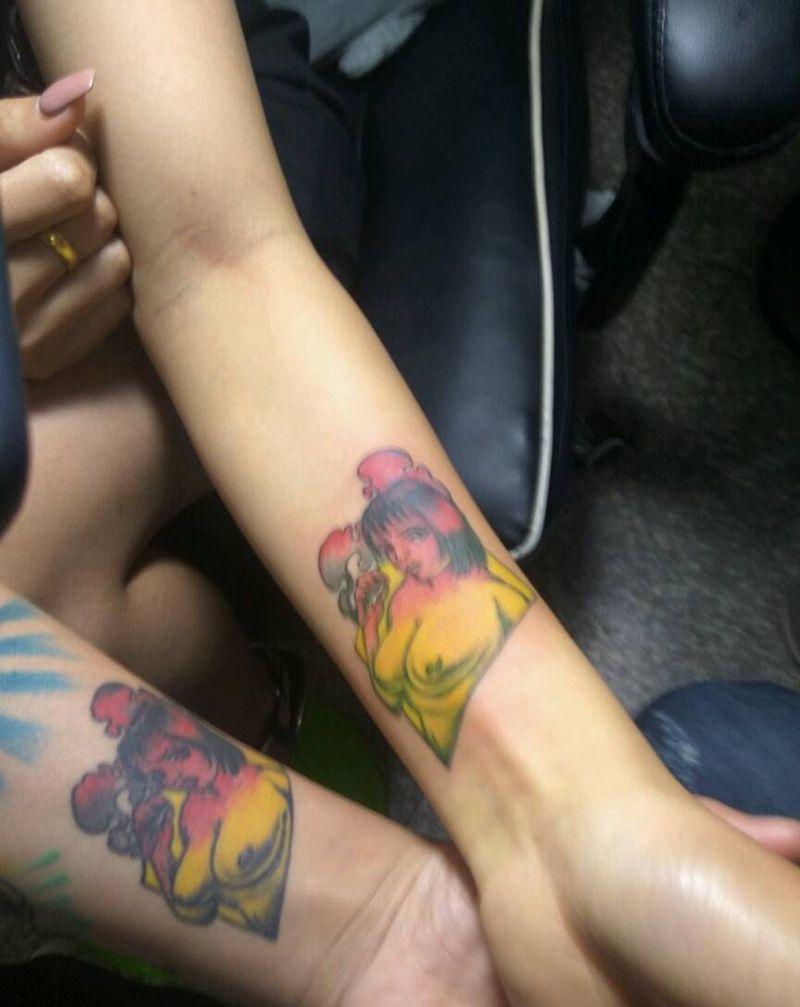 右边是本店作品纹身图片