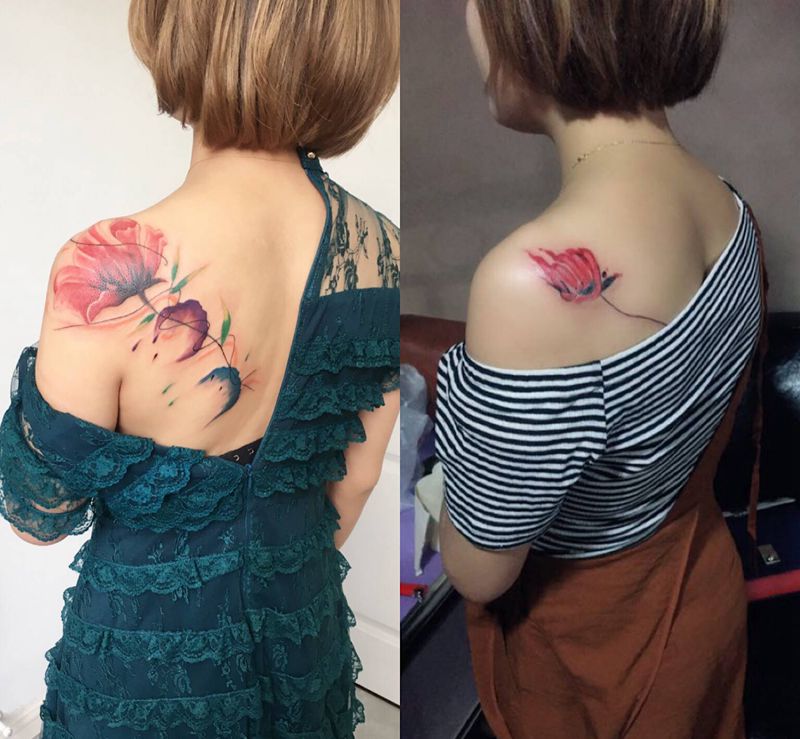 修改纹身图片_背部纹身图案