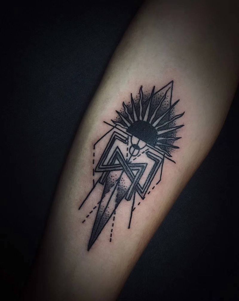 迷纹身图片_手臂Old School纹身图案