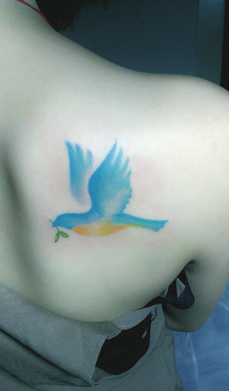 清新纹身图片_水彩纹身图案