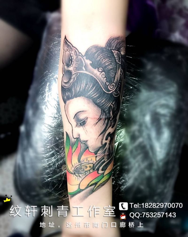 遮盖疤痕纹身图片