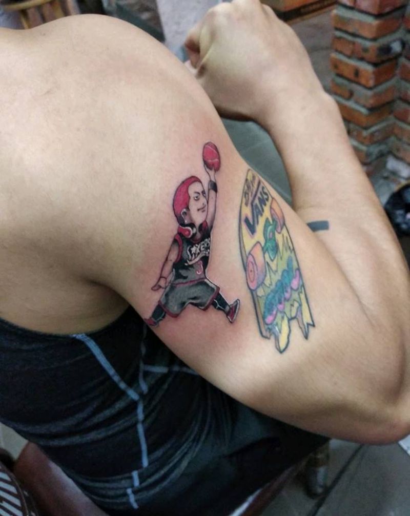 樱木花道纹身图片