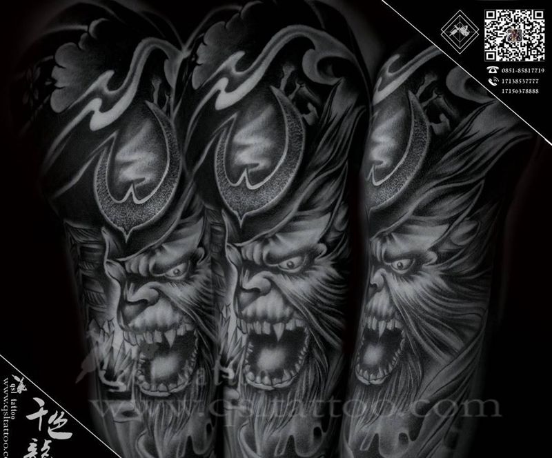 齐天大圣纹身图片