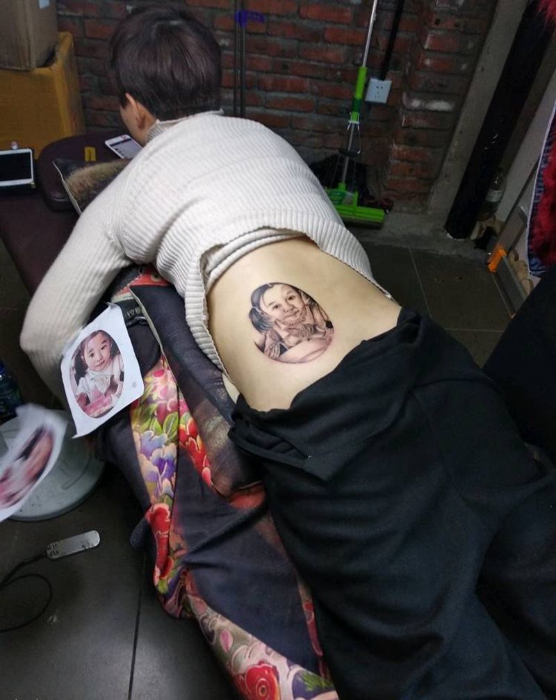肖像纹身图片