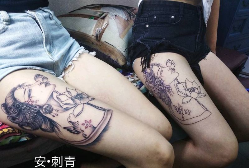 批发艺妓纹身图片