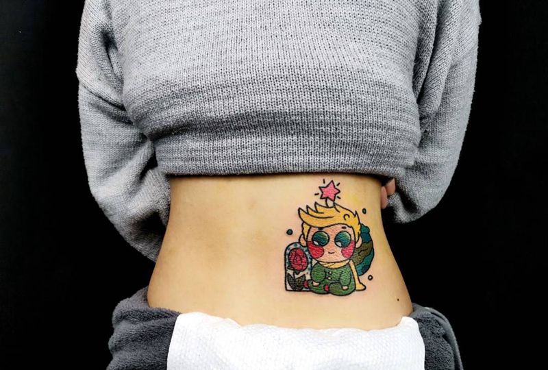 小王子纹身图片