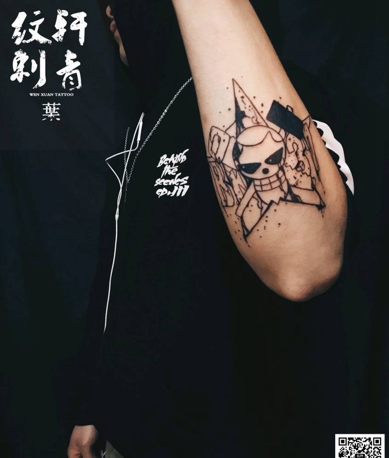 海贼王纹身图片