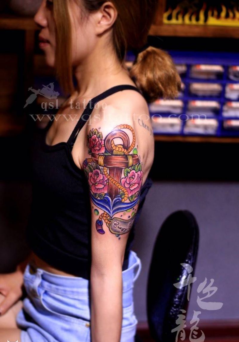 New school⚓️纹身图片