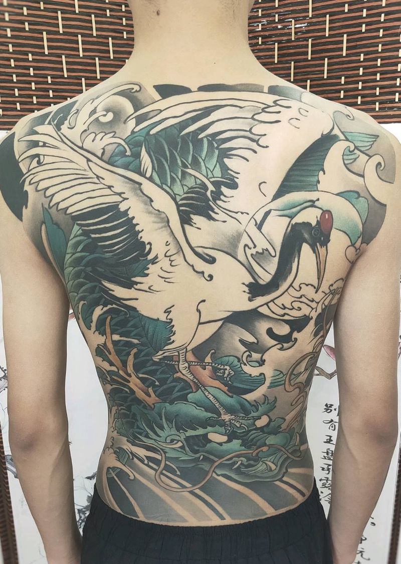 独占鳌头纹身图片_新传统纹身图案