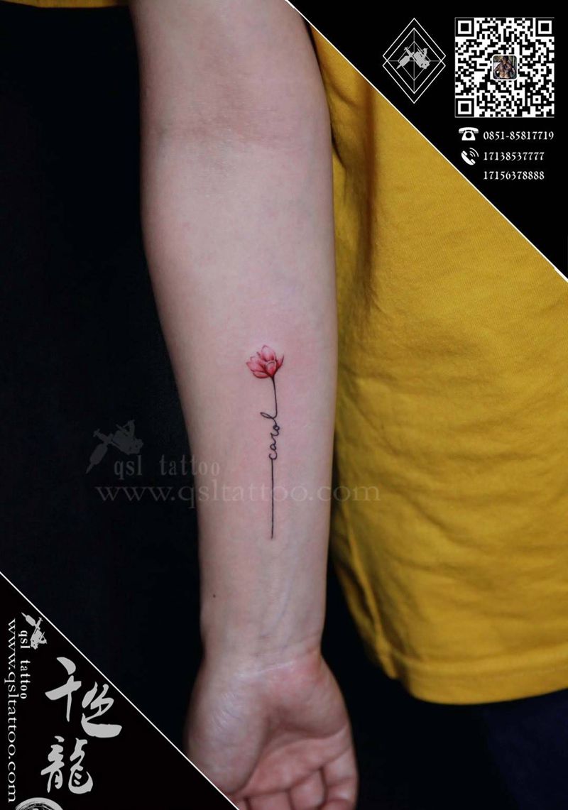 小清新纹身图片