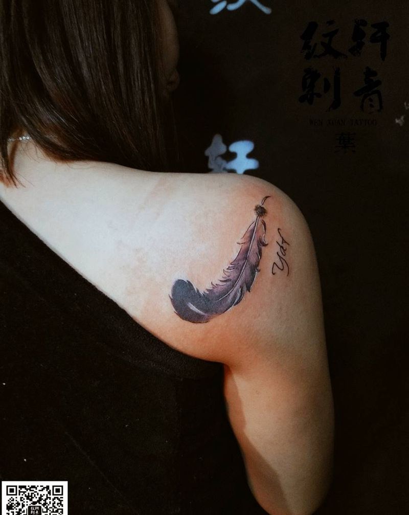 遮盖图，羽毛。纹身图片