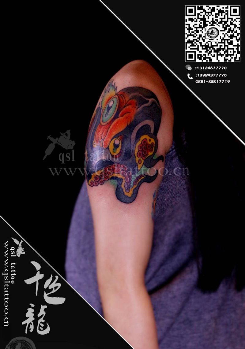 new school纹身图片