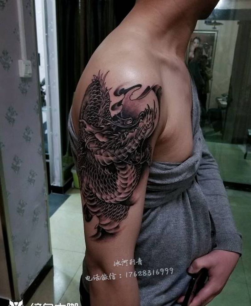 龙纹身图片
