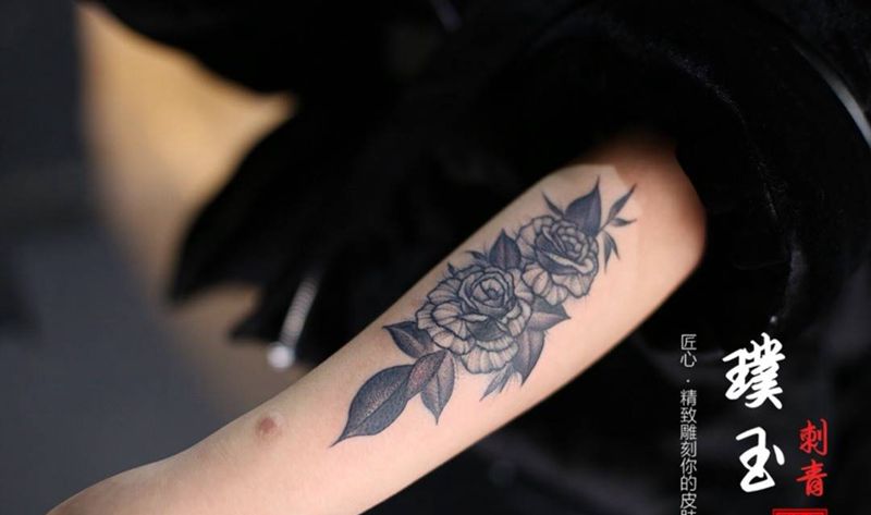 Black. Work.纹身图片