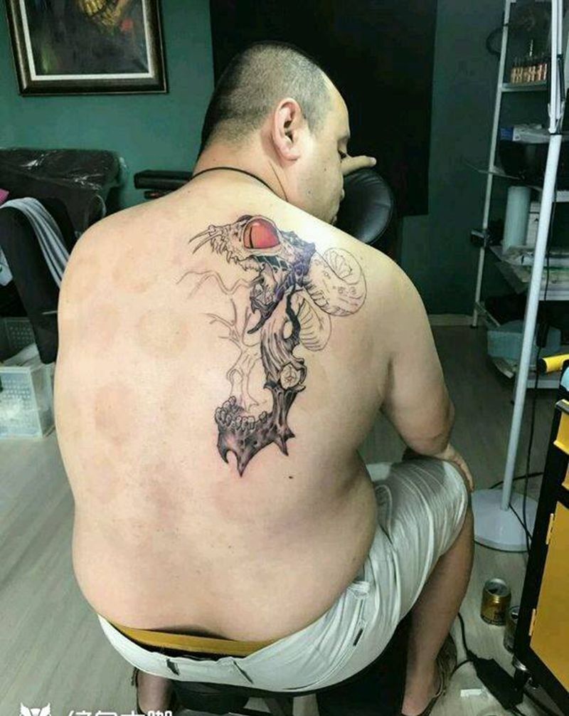 顾客自己带的图纹身图片