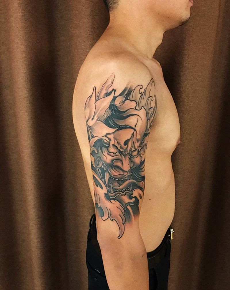 般若波罗蜜纹身图片_手臂新传统纹身图案