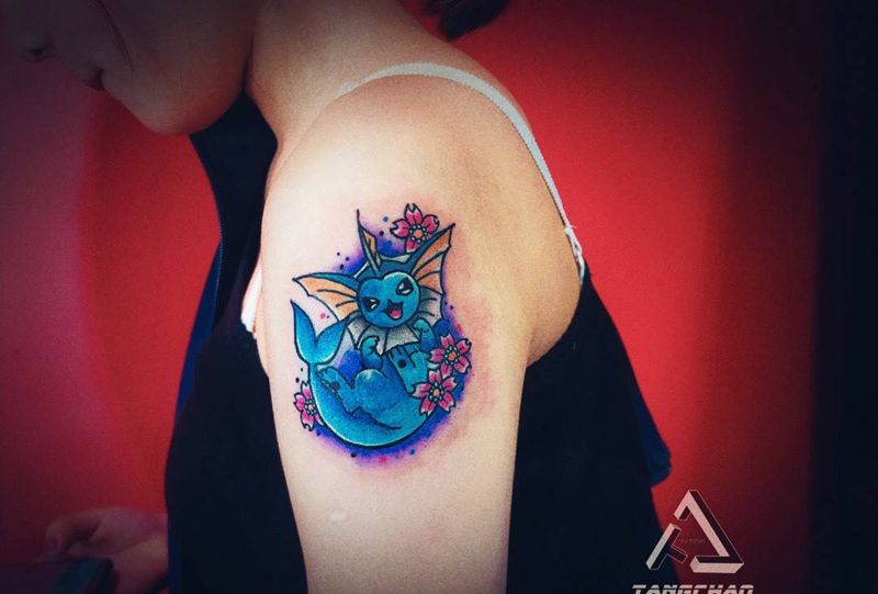 【遮盖】精灵宝可梦GO纹身图片_手臂New School纹身图案