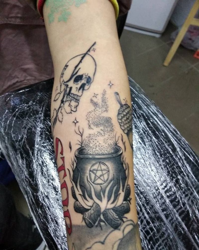 小图拼接纹身图片