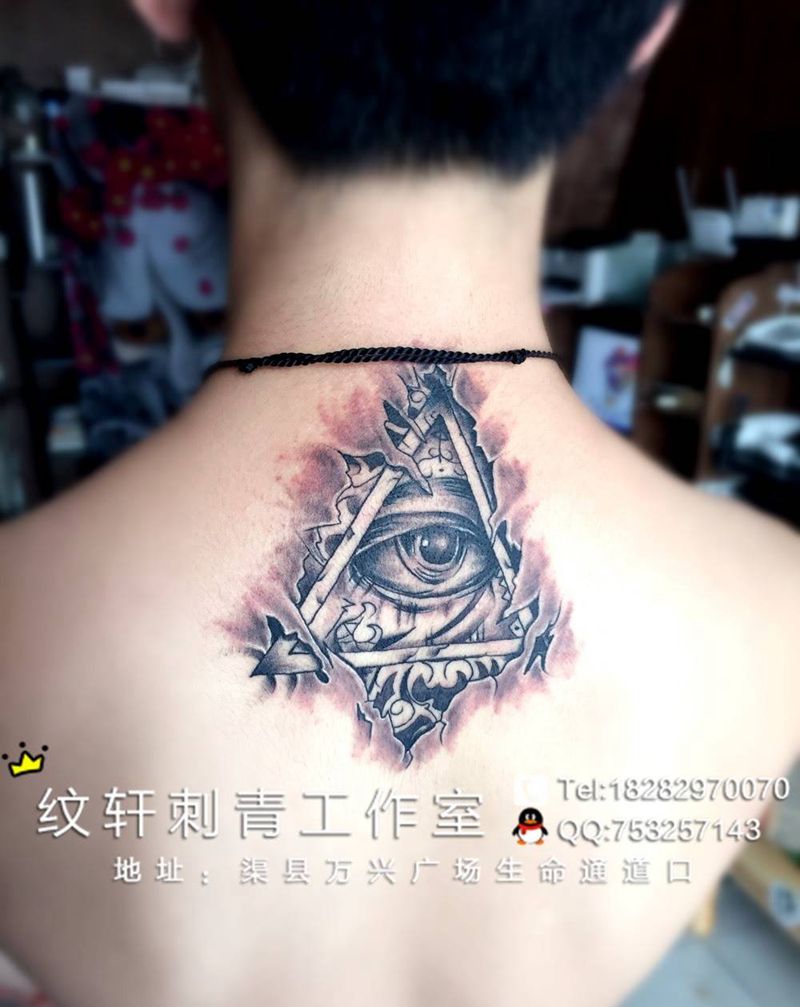 上帝之眼纹身图片