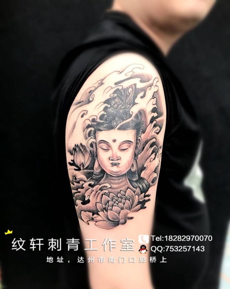 佛纹身图片