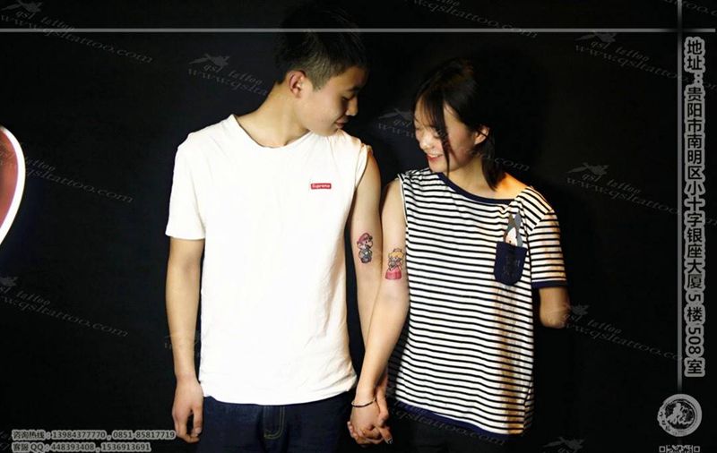 马里奥纹身图片